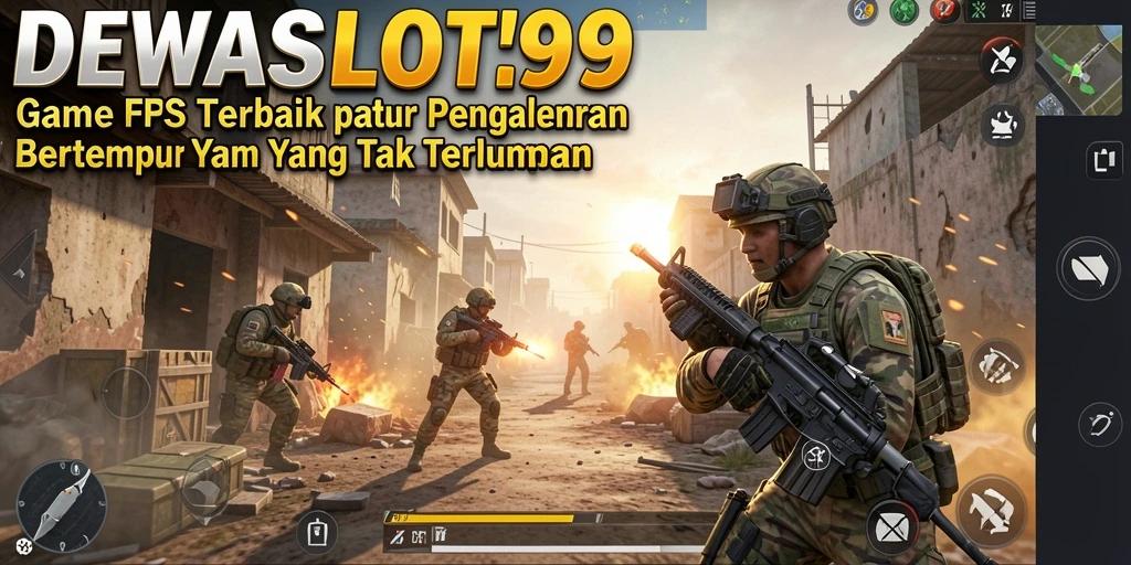 Gameplay seru DEWASLOT99 dalam aksi FPS yang mendebarkan.