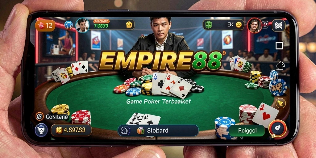 Tampilan utama EMPIRE88 saat bermain Poker dengan antarmuka menarik.