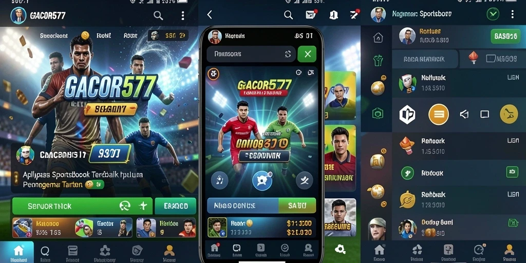 Tampilan antarmuka GACOR577 yang modern dan menarik dalam gameplay Sportsbook.