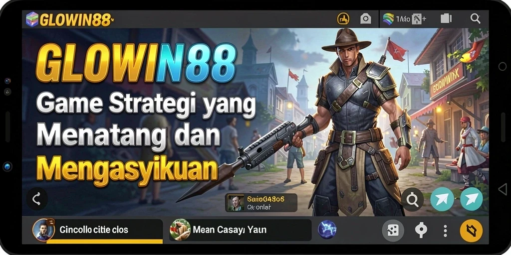 Tampilan gameplay GLOWIN88 yang mendebarkan dan penuh strategi.