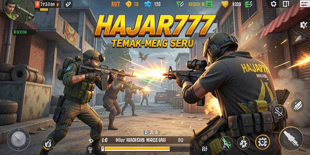 Tampilan gameplay seru dan mendebarkan di HAJAR777.