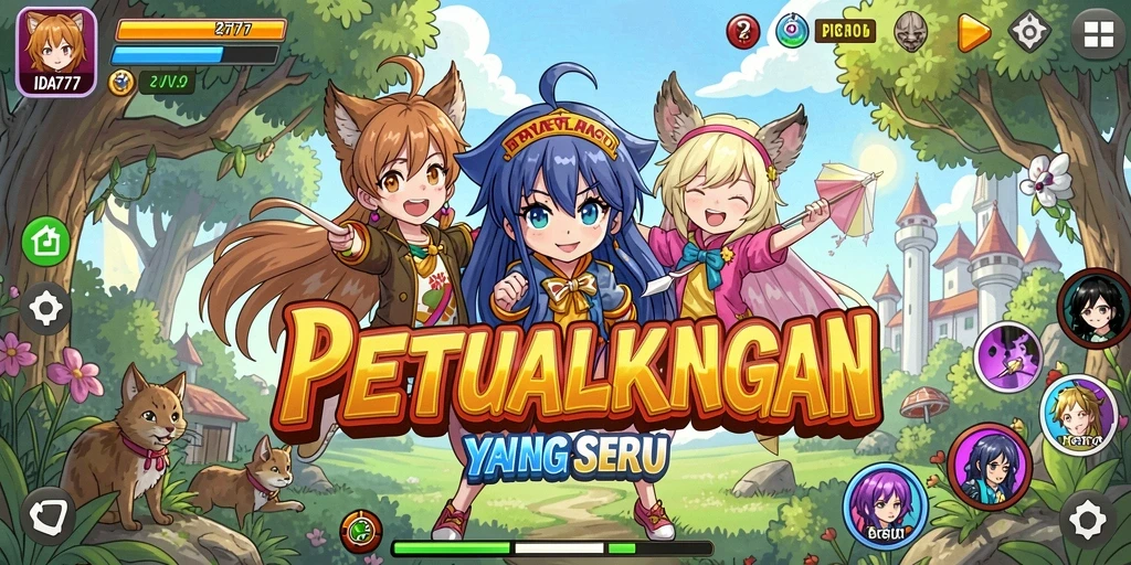 Screenshot menunjukkan aksi pertarungan seru dalam IDA777.
