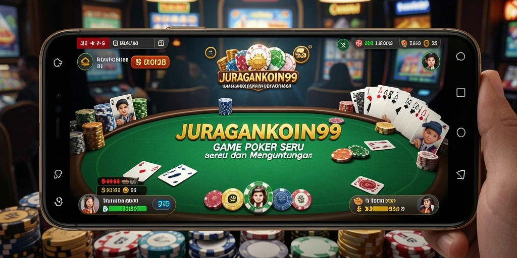 Gameplay Poker yang seru dan intens di JURAGANKOIN99.