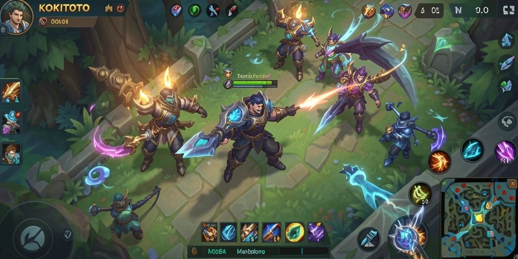 Tampilan gameplay KOKITOTO yang seru dan mendebarkan.