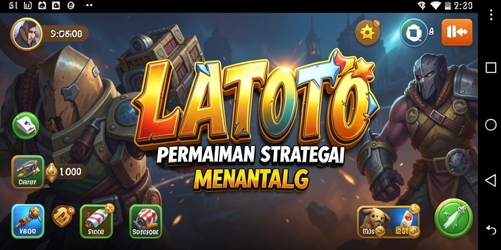 Tampilan gameplay LATOTO yang intens dan strategis.