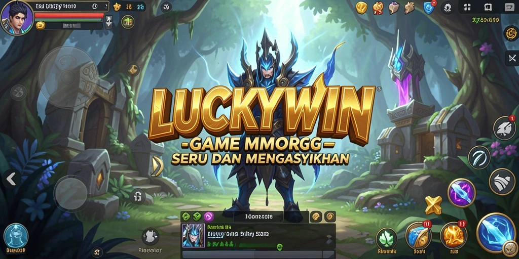 Tampilan gameplay seru di LUCKYWIN dengan pertempuran epik.