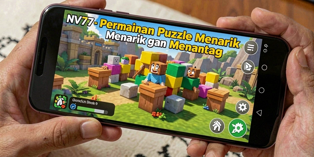 Screenshot gameplay NV77 menampilkan puzzle yang menarik dan menantang.