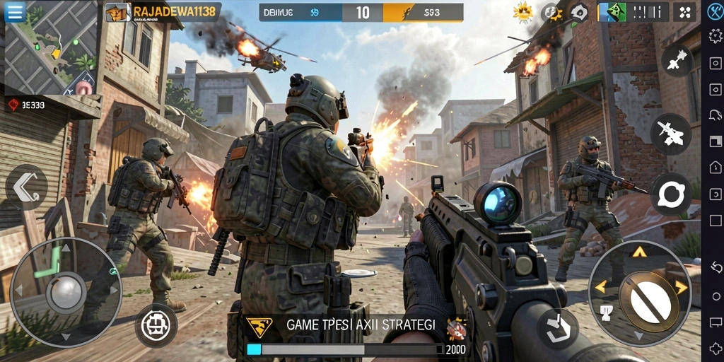 Gameplay RAJADEWA138 yang mendebarkan dalam aksi TPS.