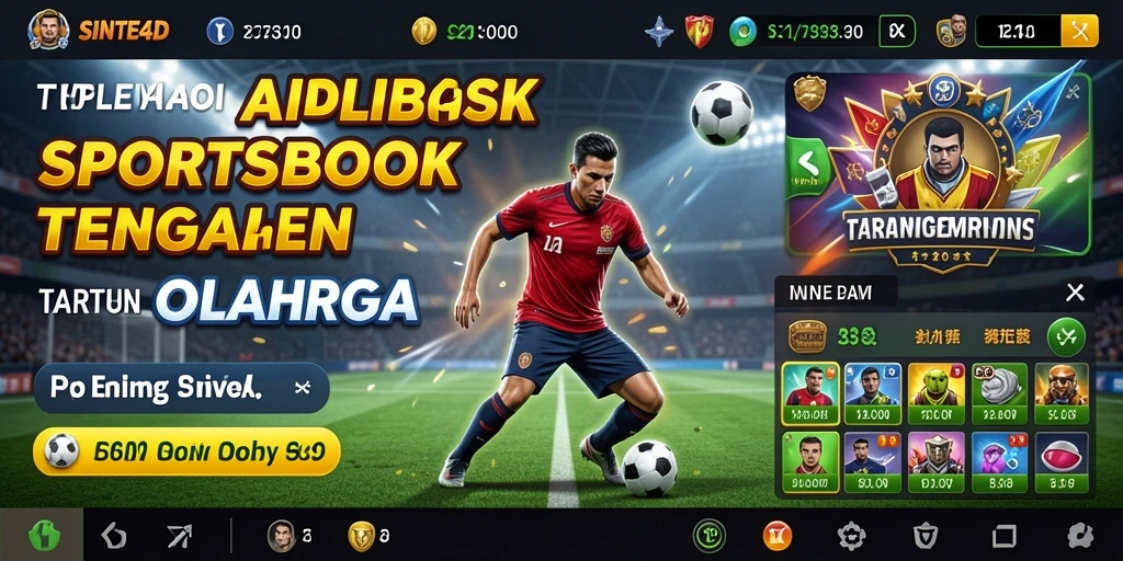 Tampilan gameplay menarik dari aplikasi SINTE4D sportsbook.
