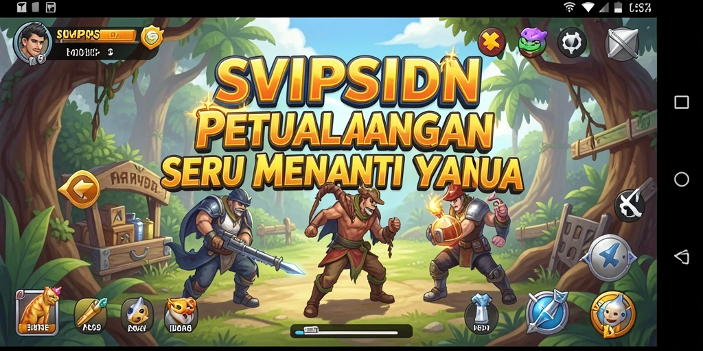 Tampilan gameplay seru dan menantang dari SVIPSIDN.