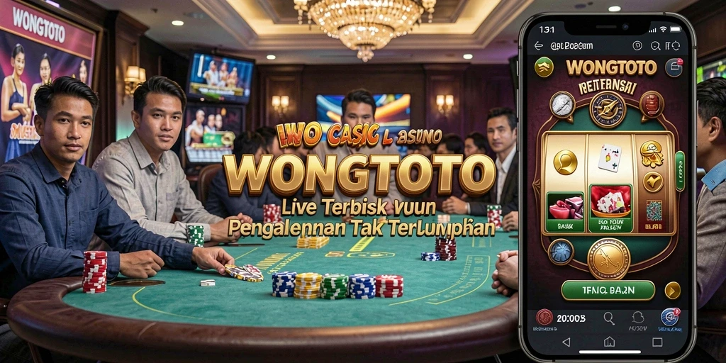 Tampilan gameplay Live Casino yang menarik di WONGTOTO.